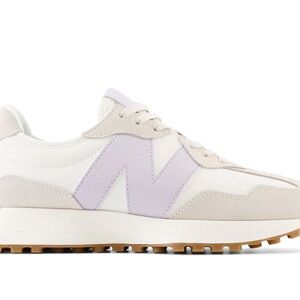 New Balance 327 Women's White & Lavender Sneakers Size 10